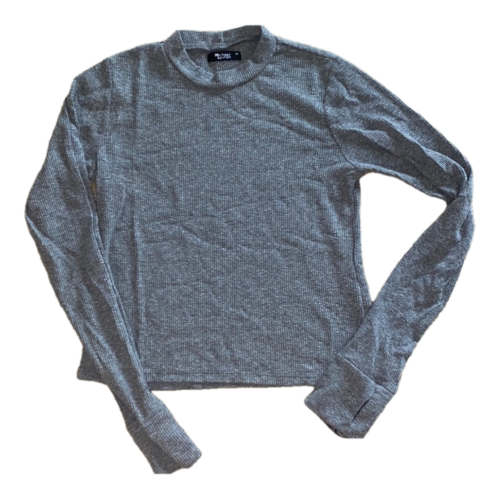 Grey Long Sleeve Top - Picture 1 of 5